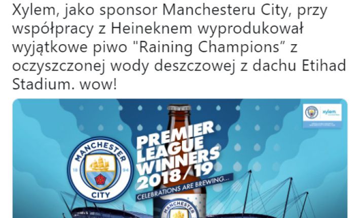 Jedyne w swoim rodzaju PIWO Manchesteru City! :D